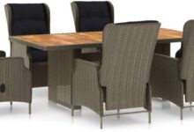 Our Honest Take on the 7-Piece Outdoor Rattan Dining Set