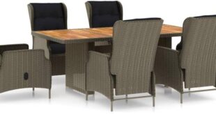 Our Honest Take on the 7-Piece Outdoor Rattan Dining Set