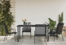 Our Honest Take on the 5-Piece Anthracite Patio Dining Set