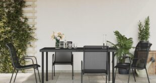 Our Honest Take on the 5-Piece Anthracite Patio Dining Set