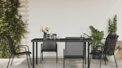 Our Honest Take on the 5-Piece Anthracite Patio Dining Set
