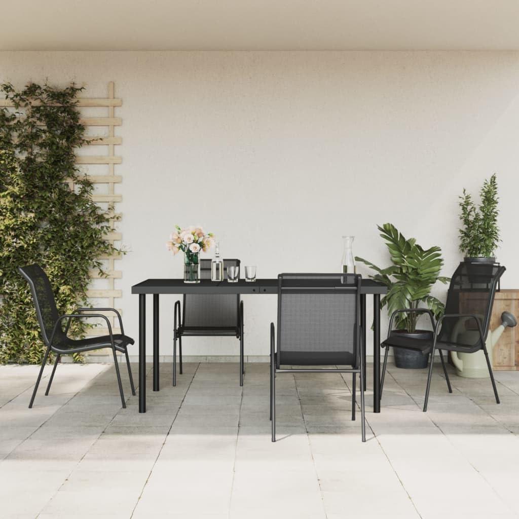 Our Honest Take on the 5-Piece Anthracite Patio Dining Set
