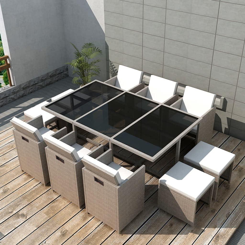 Our Take on the XAVIER 11-Piece Beige Patio Set Review
