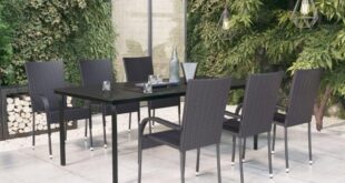 Gathered Around Style and Strength: Our Take on the Black PE Rattan Set