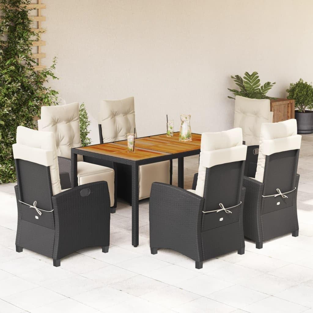 Our Honest Take on the 7-Piece Poly Rattan Patio Dining Set