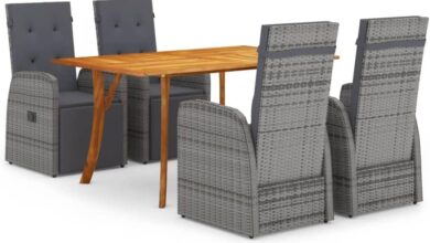 Our Honest Take on the YAFF 5-Piece Gray Patio Set
