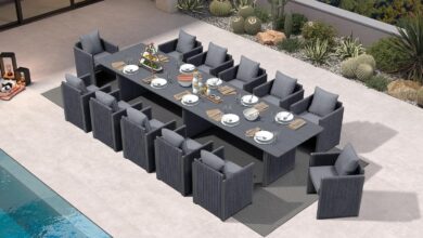 Our Honest Take on the PURPLE LEAF 13-Piece Patio Dining Set