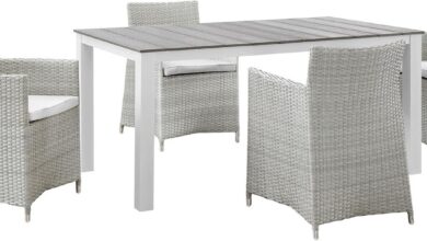 Our Take on the Junction Wicker Rattan 5-Piece Patio Set