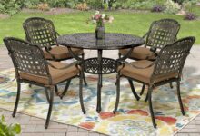 Our Take on the 5-Piece Cast Aluminum Patio Dining Set