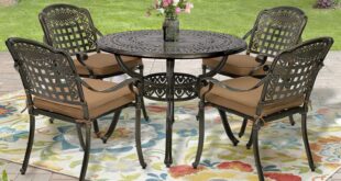 Our Take on the 5-Piece Cast Aluminum Patio Dining Set