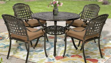 Our Take on the 5-Piece Cast Aluminum Patio Dining Set