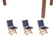 Our Honest Take on the 7-Piece Teak Patio Dining Set with Navy Slings