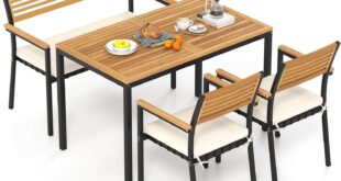 Our Honest Take on the HAPPYGRILL 4-Piece Patio Dining Set