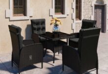 Our Honest Take on the Qiangxing 5-Piece Black Patio Dining Set