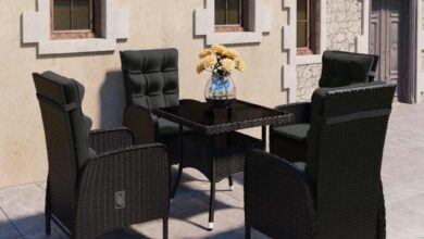 Our Honest Take on the Qiangxing 5-Piece Black Patio Dining Set