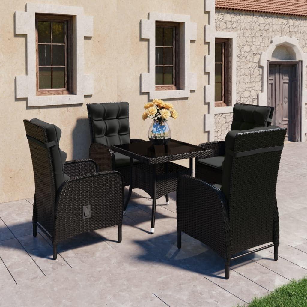 Our Honest Take on the Qiangxing 5-Piece Black Patio Dining Set