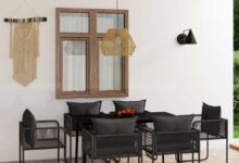 Our Honest Take: Stylish Comfort with the 7-Piece Black Patio Set