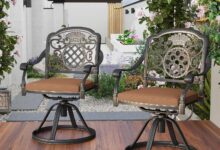 Our Take on Timeless, Comfortable 6-Piece Patio Swivel Chairs