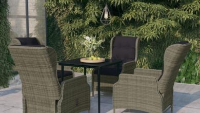 Our Honest Take on the 5-Piece Adjustable Patio Dining Set