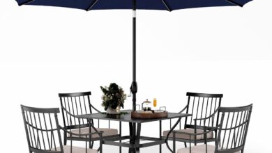Our Honest Take on the PHI VILLA 5-Piece Outdoor Dining Set
