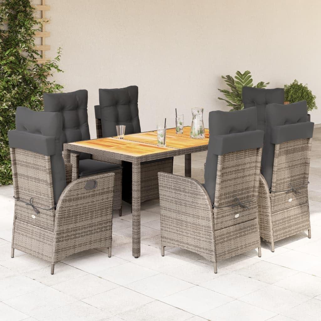 Our Take on the Stylish Grey PE Rattan Garden Dining Set