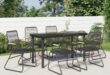 Our Honest Take on the Sleek 7-Piece Black Rattan Patio Set
