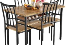 Our Take on the IDEALHOUSE 5-Piece Rustic Dining Set for Four