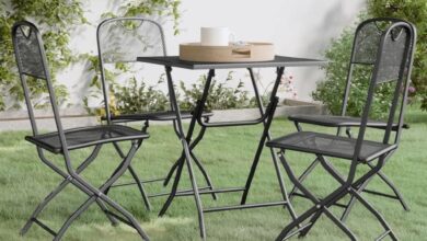How We Loved This Compact, Weather-Resistant 5-Piece Patio Set