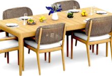 Our Insightful Review: 6-Seater Grade-A Teak Wood Dining Set
