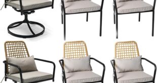 Our Honest Take on the 6-Piece Outdoor Swivel & Wicker Chairs Set