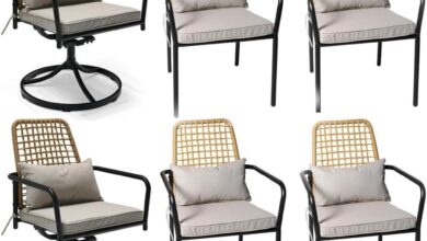 Our Honest Take on the 6-Piece Outdoor Swivel & Wicker Chairs Set
