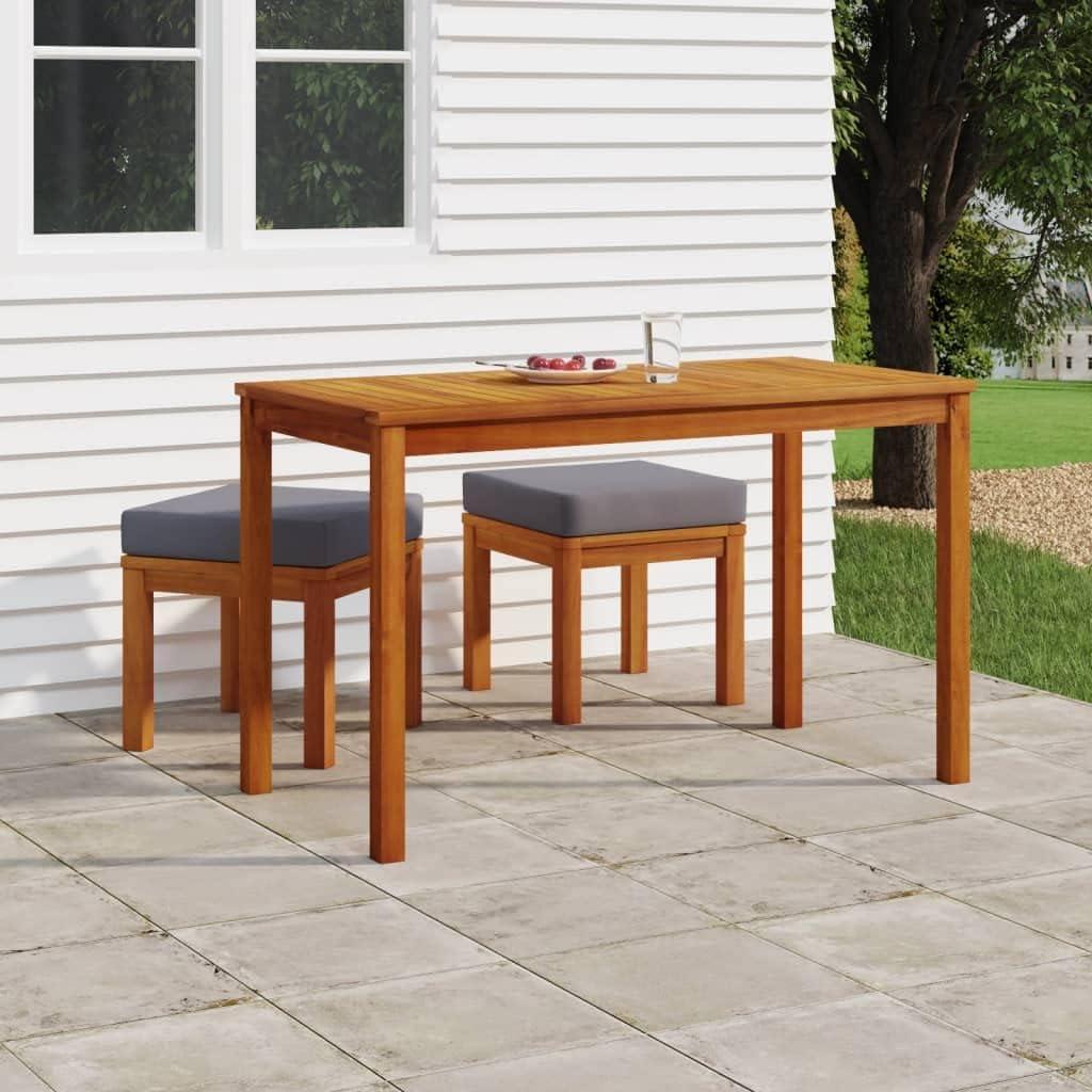 Our Honest Take on the ZEYUAN Acacia Wood Patio Dining Set