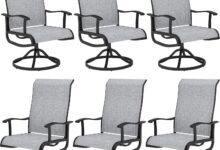 Our Honest Take on These Stylish, Sturdy Patio Swivel Chairs
