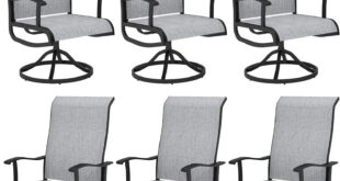 Our Honest Take on These Stylish, Sturdy Patio Swivel Chairs