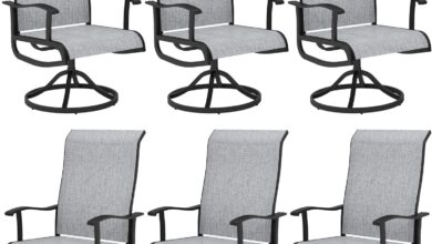 Our Honest Take on These Stylish, Sturdy Patio Swivel Chairs