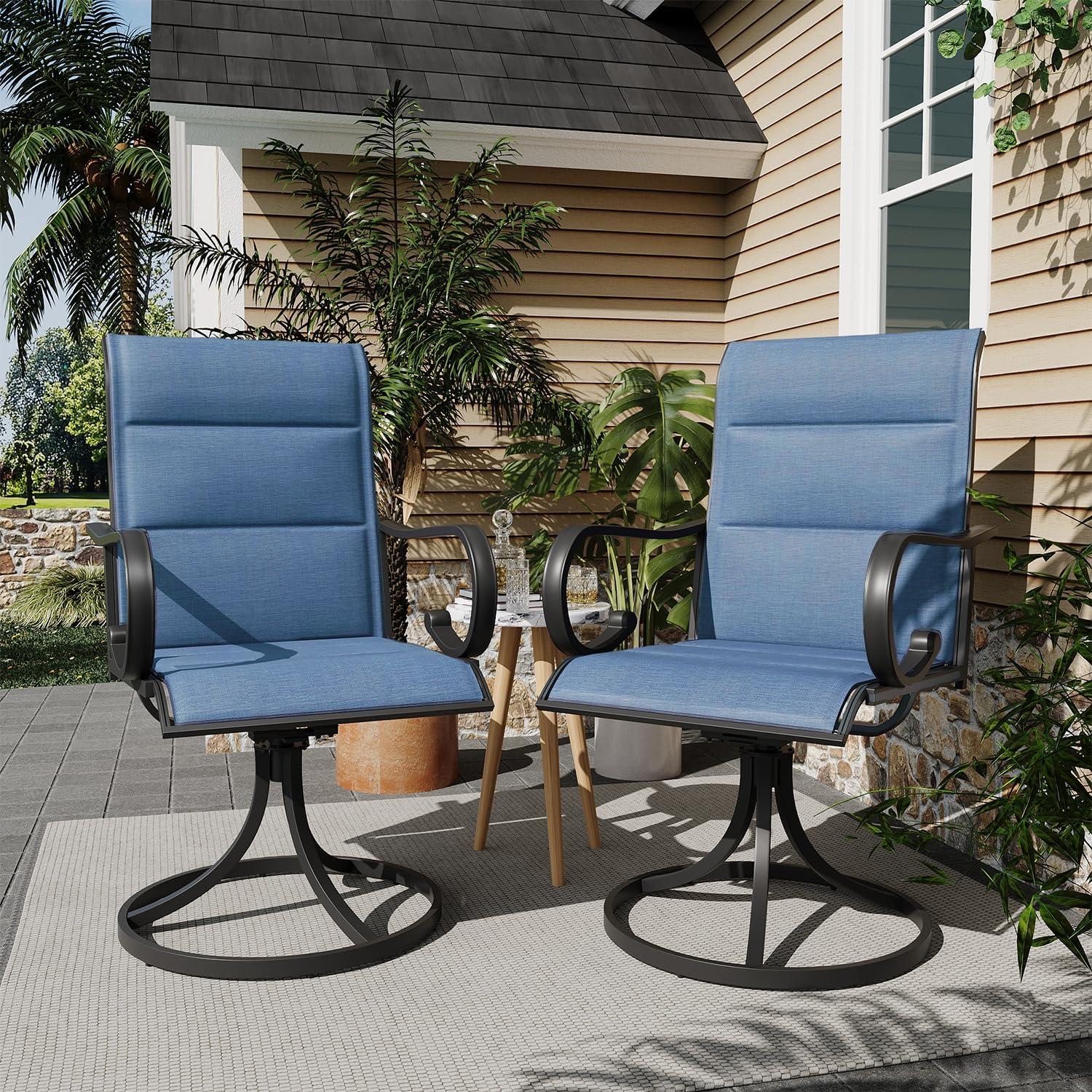 Our Honest Take on MELLCOM Swivel Rocker Chairs for All-Weather Relaxation