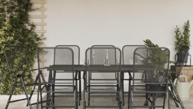 Gather ‘Round: Our Take on the Stylish 9-Piece Patio Set