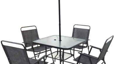 Our Honest Take on the Durable 4-Person Patio Dining Set with Umbrella