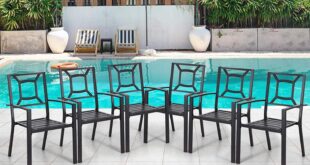 Our Take on AECOJOY Patio Chairs: Sturdy, Stylish, and Stackable