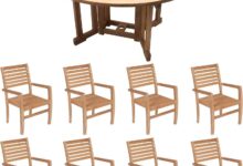 Our Honest Take on the 9-Piece Teak Patio Dining Set