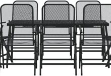 Why We Love the Asomie 9-Piece Outdoor Dining Set Together