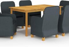 Our Honest Take on the Dark Gray 7-Piece Outdoor Dining Set