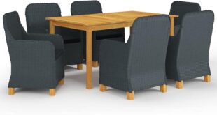 Our Honest Take on the Dark Gray 7-Piece Outdoor Dining Set