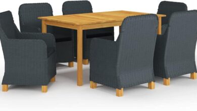 Our Honest Take on the Dark Gray 7-Piece Outdoor Dining Set