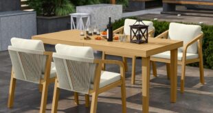 Our Take on the RoyalCraft Acacia Patio Set: Stylish & Spacious