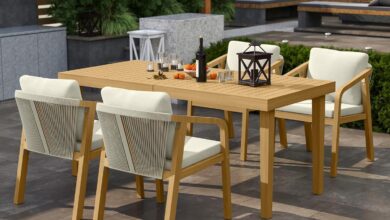 Our Take on the RoyalCraft Acacia Patio Set: Stylish & Spacious