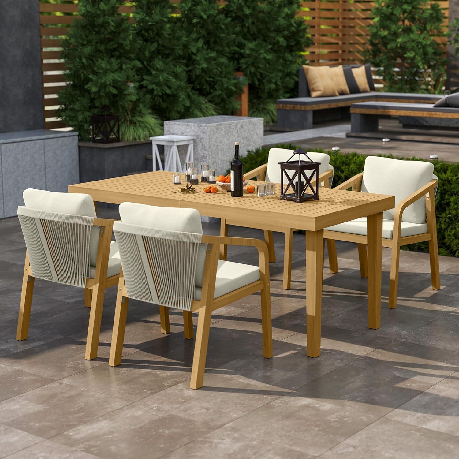 Our Take on the RoyalCraft Acacia Patio Set: Stylish & Spacious
