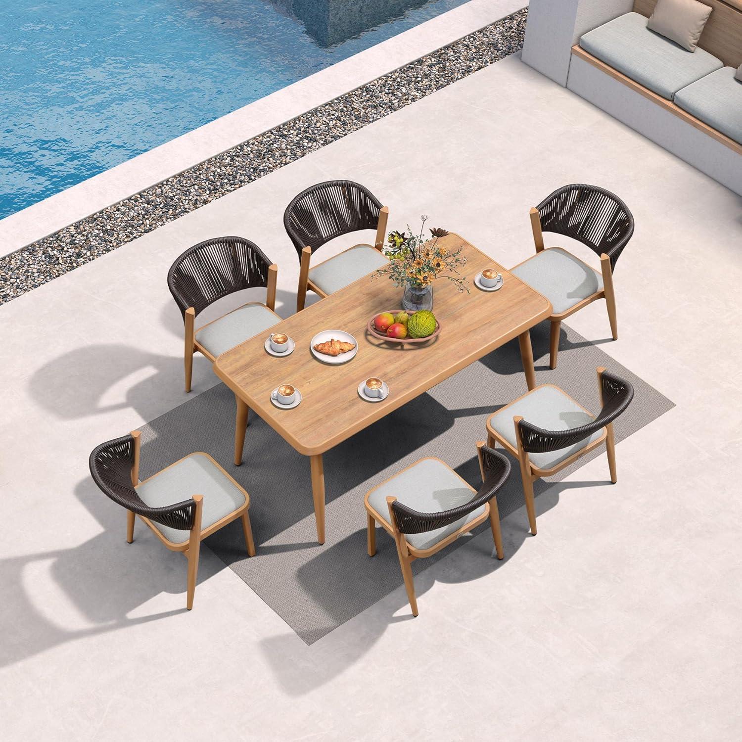 Our Honest Take on the PURPLE LEAF 7-Piece Outdoor Dining Set