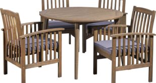 Our Take on the GDFStudio 4-Seater Patio Dining Set: Stylish & Sturdy