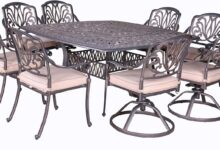 How We Loved Hosting on the Square 8-Person Aluminum Set